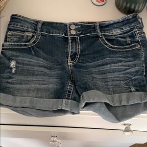 Juniors jean shorts
